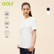 高尔夫夏季 女士上衣纯棉圆领宽松t恤衫 休闲时尚 GOLF 短袖 T恤女