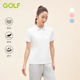 高尔夫休闲polo衫 女t恤短袖 夏季 GOLF 棉透气翻领运动时尚 T恤女