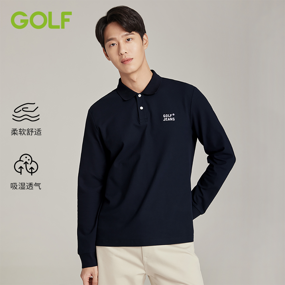 高尔夫GOLF春季新款休闲polo衫男