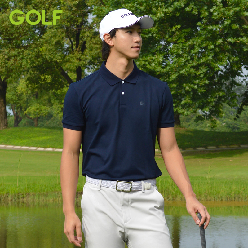 GOLF高尔夫Jeans短袖polo衫男25夏季新款通勤凉感亲肤T恤男莱赛尔