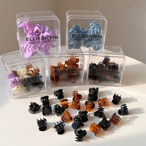 发夹女侧边抓夹亚克力日韩