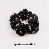 韩国清新碎花大肠圈少女田园风头花发绳春季 新款 发圈百搭发饰头绳