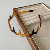 超实用带齿防滑加固洗脸发箍女正反两戴高颅顶外出显发量发卡头箍