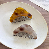 法式 复古醋酸抓夹女高级感后脑勺盘发鲨鱼夹子气质百搭发抓发饰