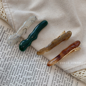 韩国不规则发夹一字夹鸭嘴夹后脑勺简约发卡刘海侧边夹碎发夹对夹