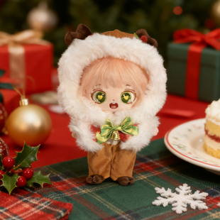 小绾WANII 圣诞鹿角绒20CM娃娃