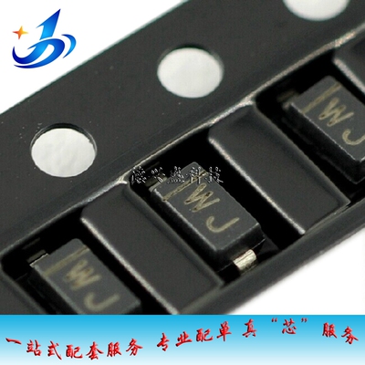 贴片 稳压二极管 BZT52C15 15V SOD-123 1206 丝印WJ 5F MM1Z15