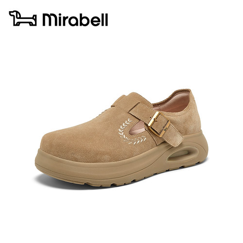 Mirabell2026秋季新款勃肯鞋女气垫懒人鞋通勤百搭女鞋Q3J04CM6