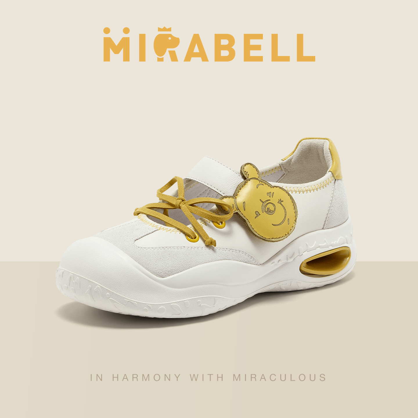 Mirabell2026春季商场同款维尼联名玛丽珍女休闲鞋Q2Y05AQ6