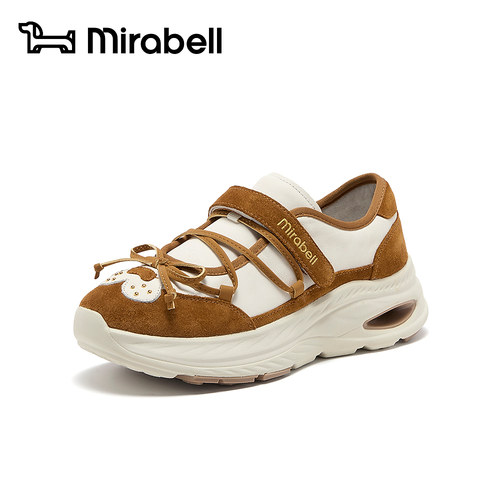 Mirabell2026秋季新款女休闲女鞋气垫缓震厚底户外登山鞋A4H23CM6