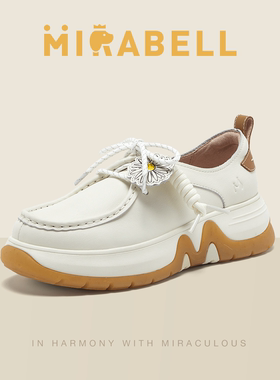 【26春热卖】Mirabell春新款女鞋商场同款袋鼠鞋女休闲鞋B7Q02AM6