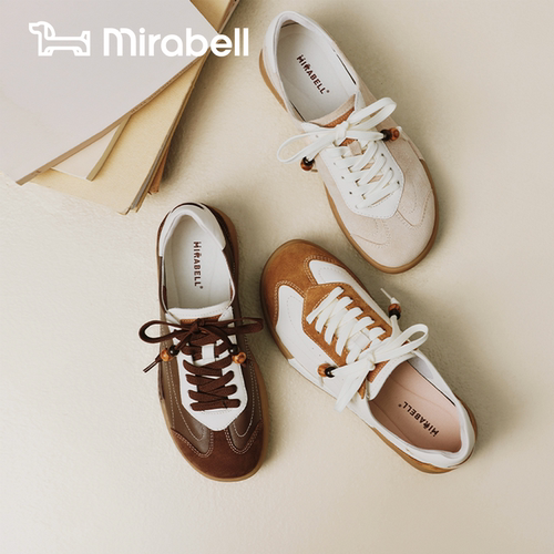 孔雪儿/赵昭仪同款咖啡因呼吸鞋Mirabell26春秋款德训鞋女休闲鞋