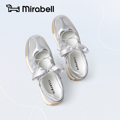 【特惠】爱丽丝Mirabell美丽宝春季丝带装饰浅口运动玛丽珍单鞋