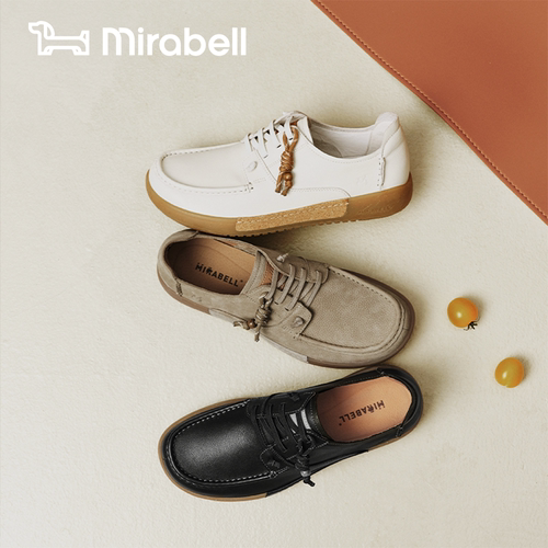 Mirabell2026春季新款男鞋商场同款简约袋鼠鞋运动休闲鞋B7J11AM6