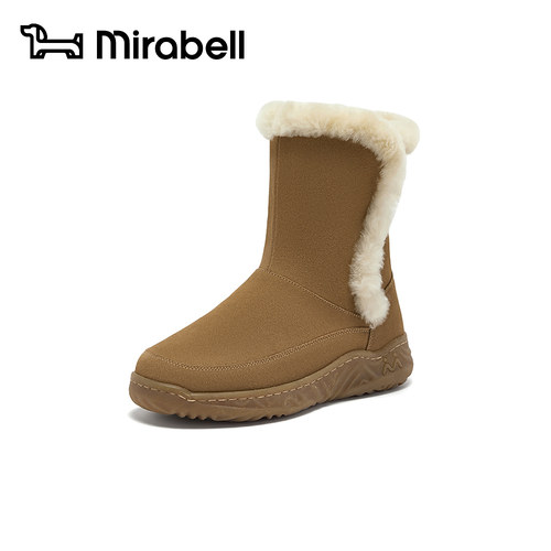 Mirabell美丽宝冬新款女鞋保暖羊毛内里女雪地靴B3U02DZ5