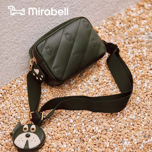 萌萌狗脸包Mirabell/美丽宝春秋季商场同款小方包时尚斜挎包