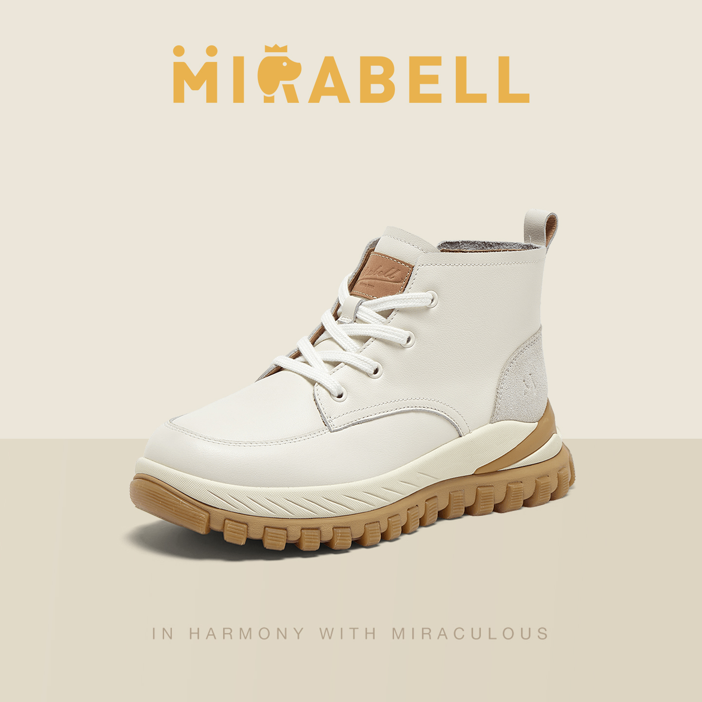 Mirabell/美丽宝2025冬季商场同款休闲靴时装靴女靴HPN42DD5