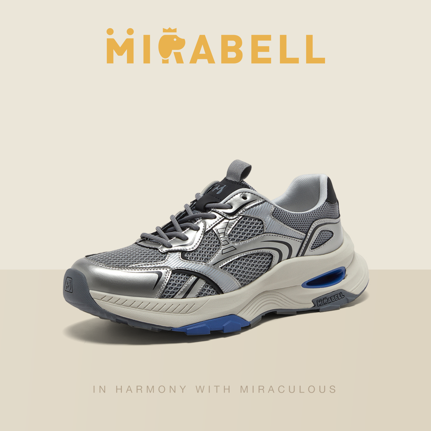 Mirabell2026春季商场同款男户外潮酷舒适运动鞋A4A16AM6