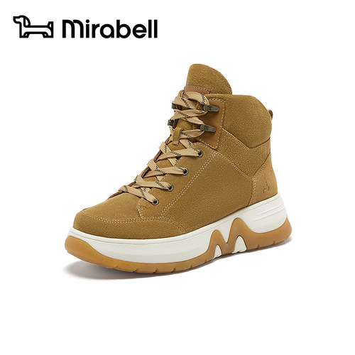 波尔多Mirabell/美丽宝冬季商场同款保暖女休闲时装靴马丁靴