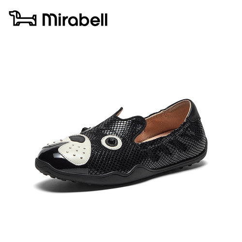 大眼狗Mirabell2026秋款乐福鞋浅口软底狗鞋休闲单鞋女鞋Q3F13