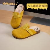 女拖鞋 欧阳娜娜同款 大头噗噗Mirabell美丽宝小熊维尼2025秋勃肯鞋