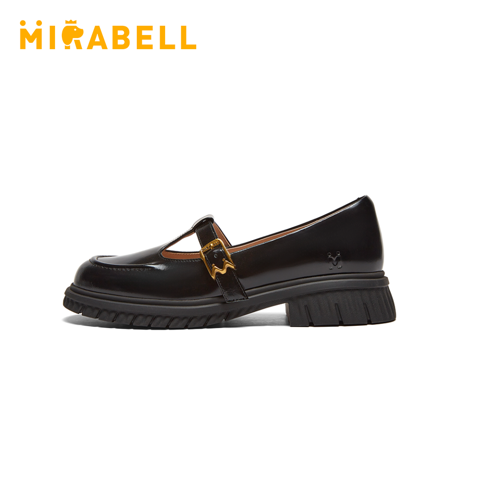 小夜曲Mirabell2025春新乐福鞋女简约日系玛丽珍女休闲鞋Q2E11AA5