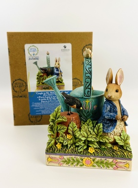 Jim Shore Peter Rabbit Enesco联名款兔子摆件麦格先生的花园