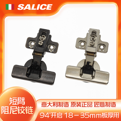 意大利SALICE萨郦奇300系列短臂铰链阻尼缓冲固装静音衣柜94°