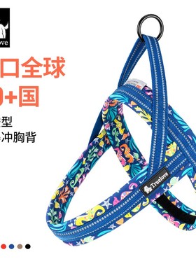 TRUELOVE狗狗牵引绳狗链遛狗绳子小型犬泰迪胸背带背心式TLH58122