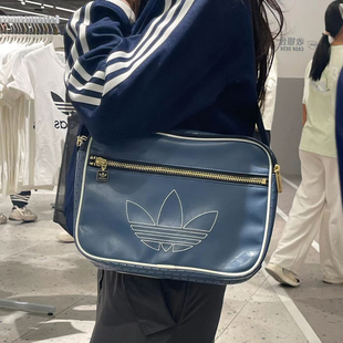 斜挎包JC8302 单肩包大LOGO手拎包时尚 正品 阿迪达斯三叶草男女同款