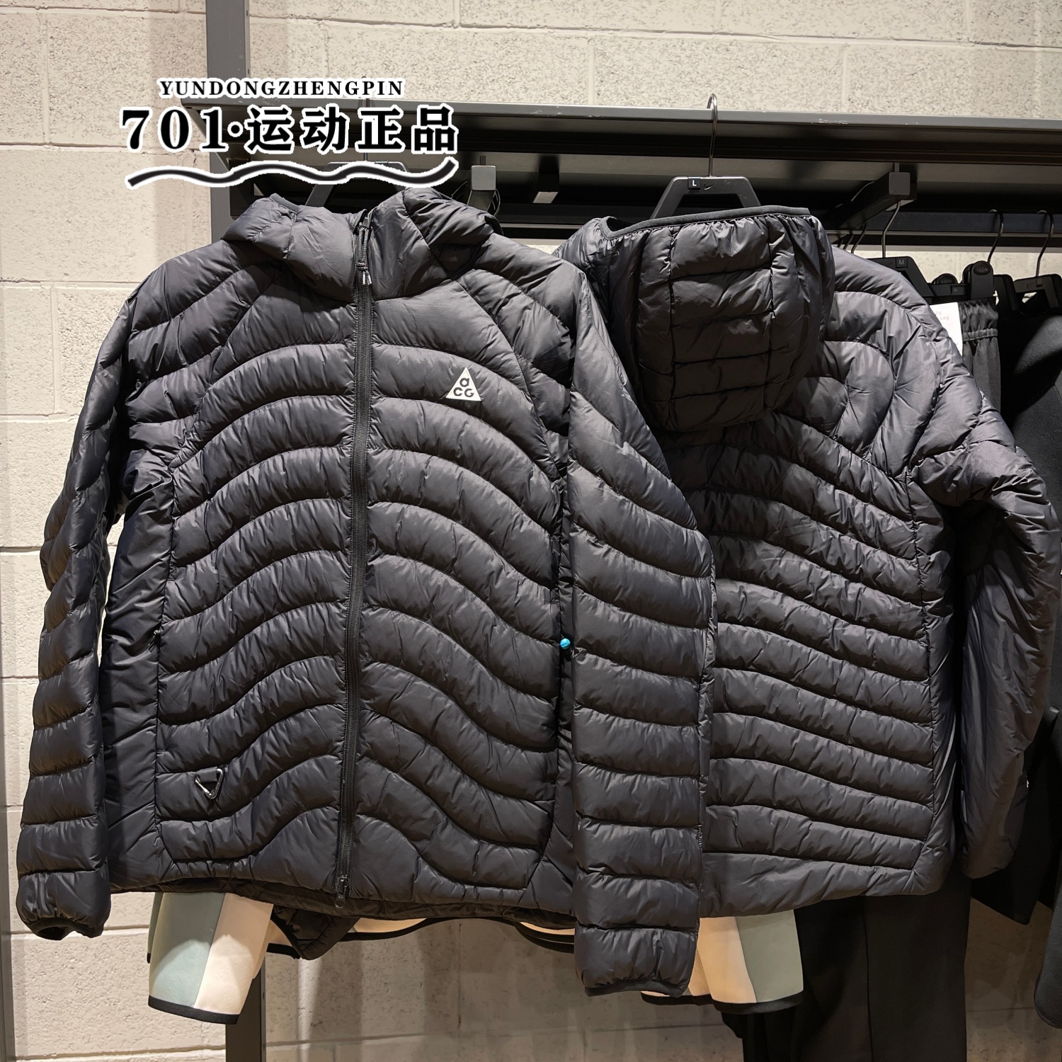 正品NIKE耐克ACG男户外运动防风保暖连帽棉服外套夹克HJ3736-010