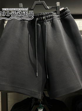 正品NIKE耐克男子短裤厚实针织宽松运动训练休闲五分裤FN3934-010