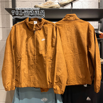 耐克男子翻领运动灯芯绒外套