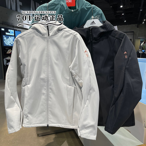 阿迪达斯男子连帽保暖冲锋衣外套