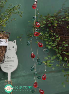 出口外贸INS风亚克力水晶透明挂饰挂件装饰吊饰透明园艺杂货水滴
