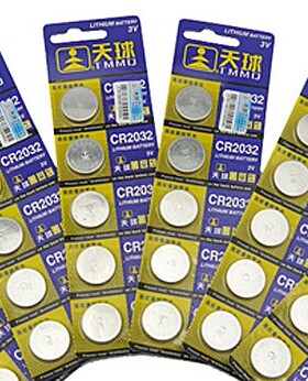 主板COMS电池天球牌CR2032钮扣锂电池 3V扭扣电池 电脑主板电子