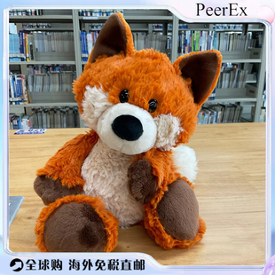 日本PeerEx晚安狐狸玩偶毛绒玩具可爱公仔柔软床上睡觉抱女生礼物