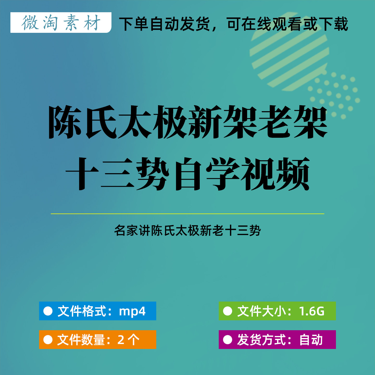 陈氏太极拳新架老架十三势零基础陈氏太极十三式视频图片