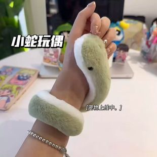 小蛇毛絨玩具布娃娃娃娃玩偶搞怪兒童女孩可愛(ài)擺件公仔吉祥物布偶