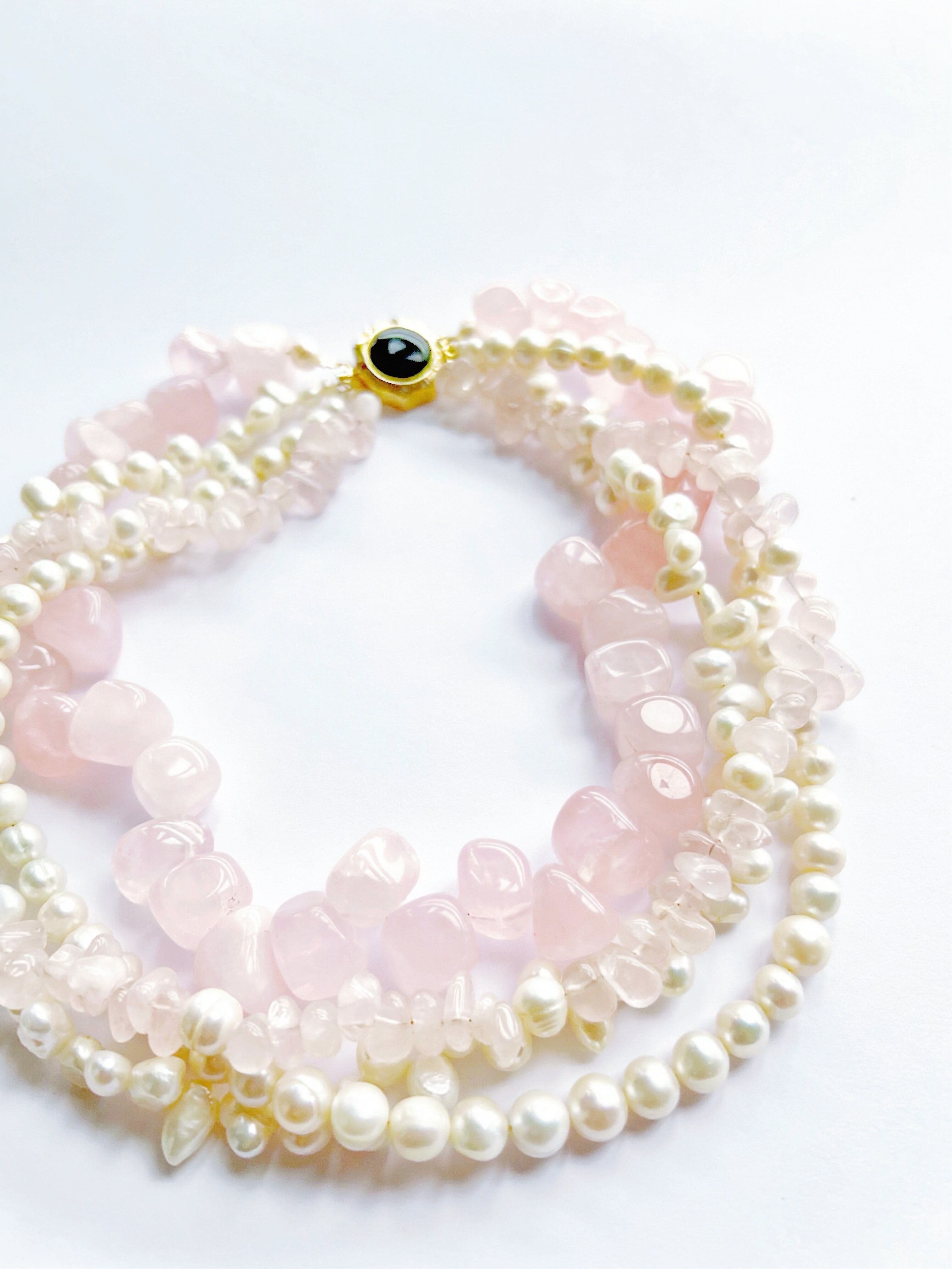 原创 天然粉水晶巴洛克珍珠多层扭扭项链颈链 复古文艺感,个性定制/设计服务/DIY,项链/吊坠定制,淘宝优惠券,粉丝福利购,淘宝优惠卷