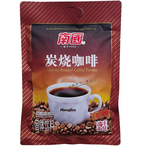 海南特产南国炭烧咖啡240克0糖