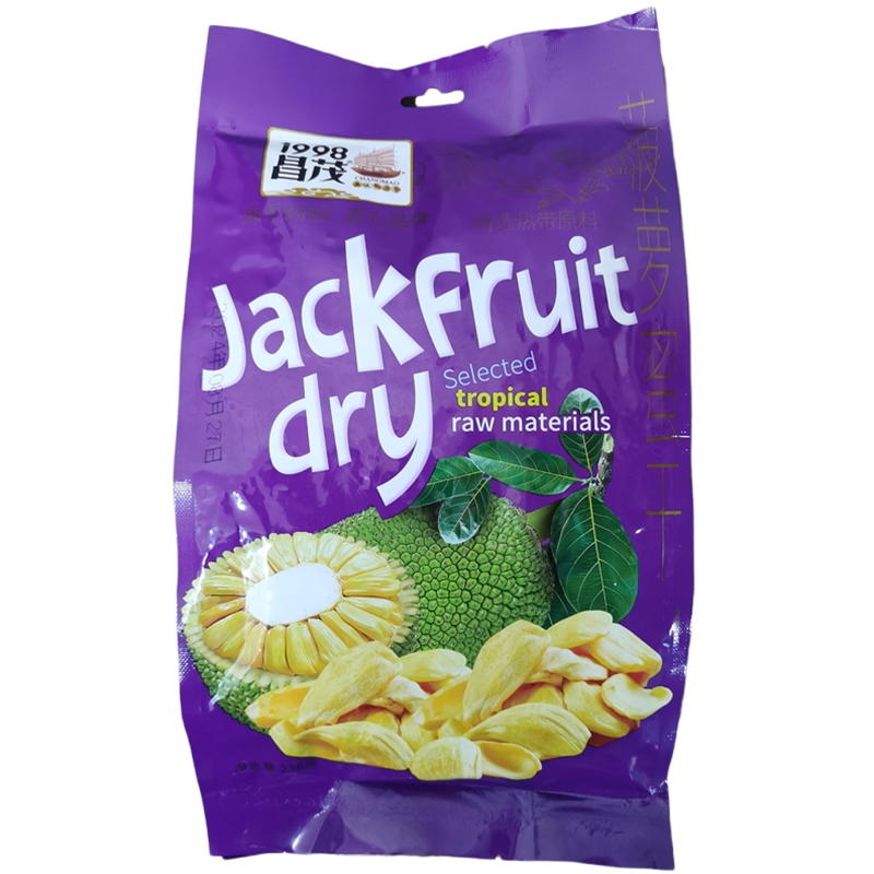 海南特产大卖场昌茂菠萝蜜干238g看电影上网办公休闲小吃三亚手信