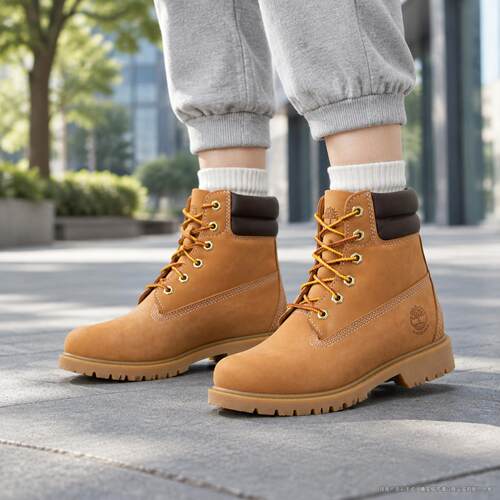 Timberland添柏岚大黄靴女鞋登山高帮靴女款踢不烂马丁靴A161G