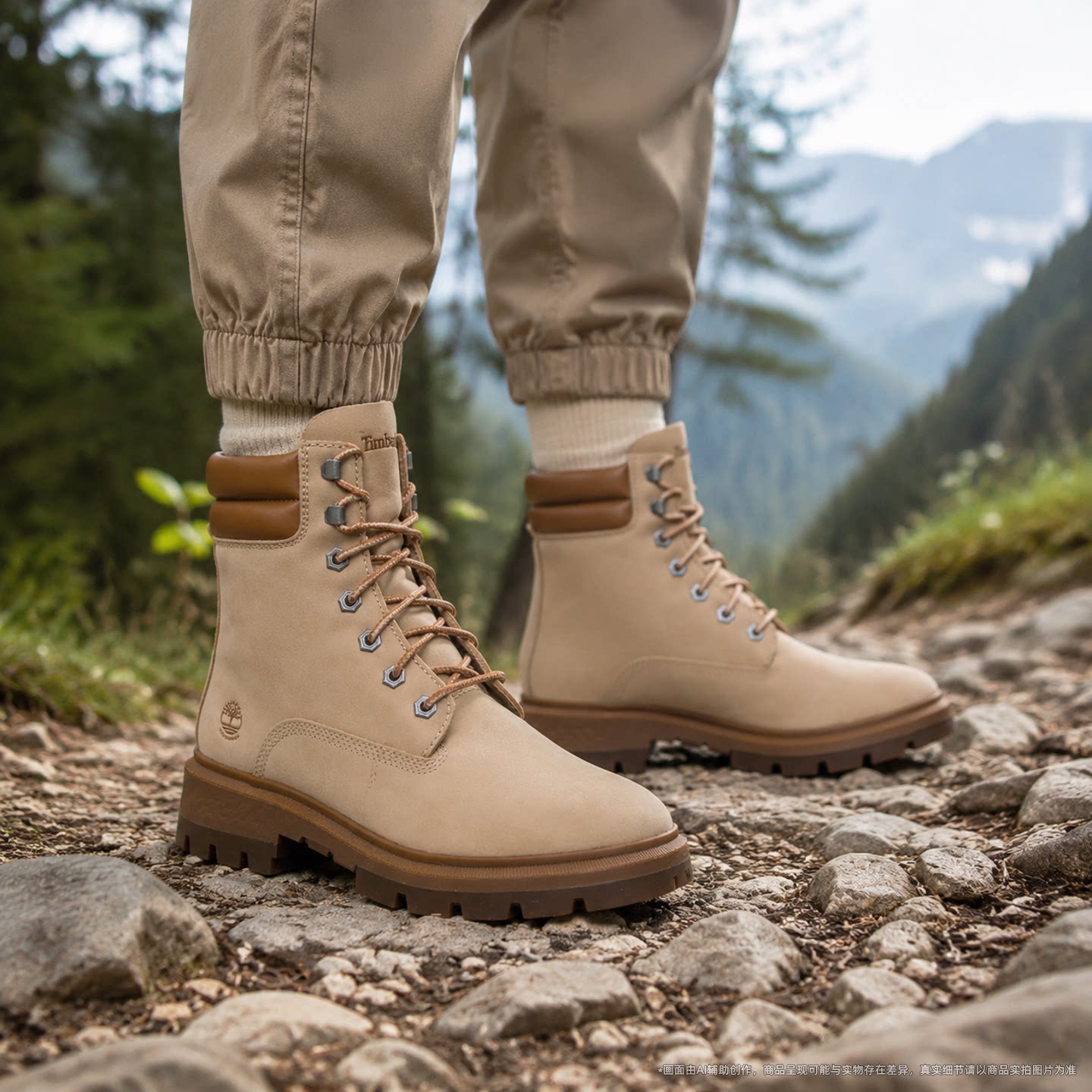 Timberland添柏岚马丁靴女鞋户外徒步登山靴正品女款防水高帮靴子图片