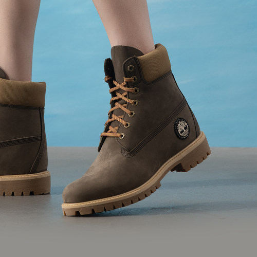 TIMBERLAND添柏岚官方高帮靴女户外防泼水皮革休闲马丁靴A2P6W