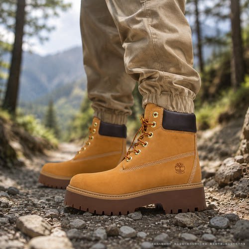 Timberland添柏岚官方旗舰马丁靴女鞋户外登山靴踢不烂高帮大黄靴