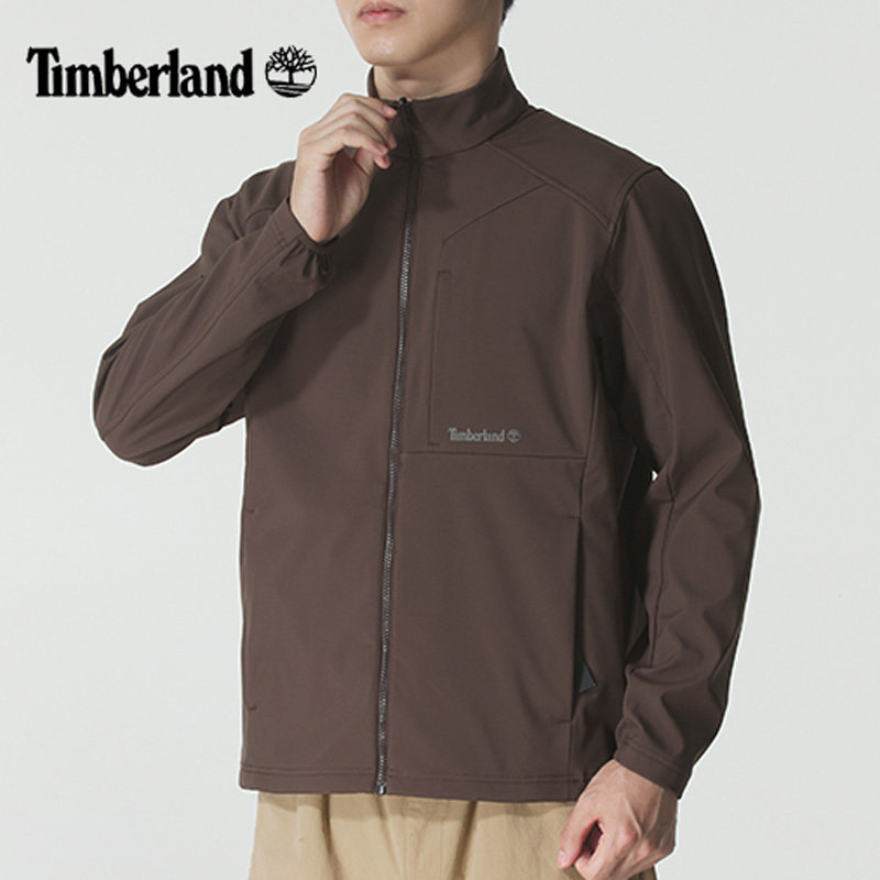Timberland添柏岚外套男装春季新款户外徒步防泼水夹克男士休闲衣
