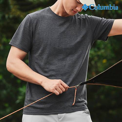 Columbia哥伦比亚防晒T恤26春夏新款男吸湿运动服速干短袖AE1322