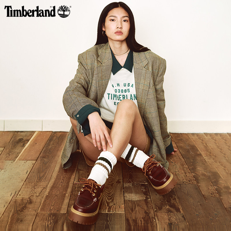 Timberland添柏岚女鞋马丁靴秋冬户外休闲复古英伦厚底增高乐福鞋,户外/登山/野营/旅行用品,户外休闲鞋,淘宝优惠券,粉丝福利购,淘宝优惠卷