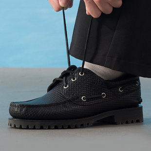 添柏岚（Timberland）男鞋秋季户外低帮休闲鞋运动经典三眼船鞋a2